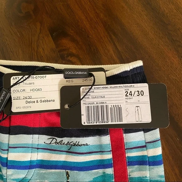 Dolce & Gabbana Collection TOUR DITALIE Baby Pants